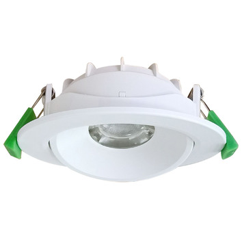 White Round 8W LED Downlight Temple Webster